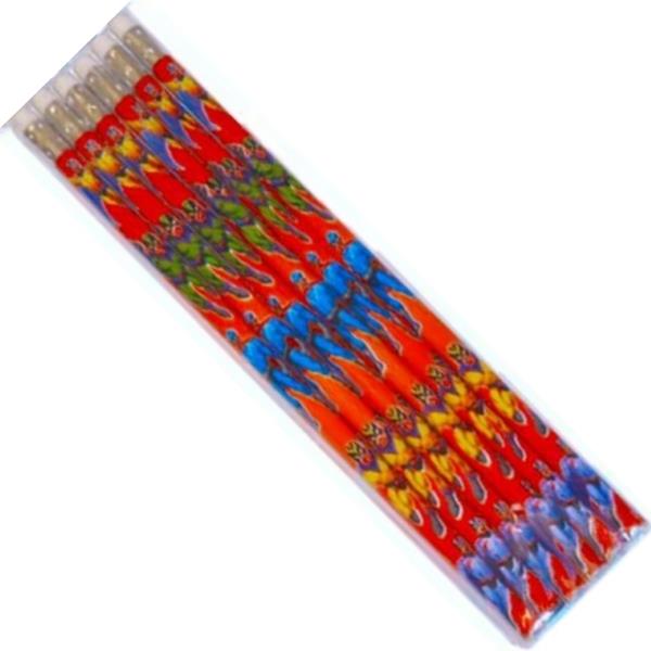 Superhero Pencil Party Bag Favours Pack of 6 | Party Save Smile