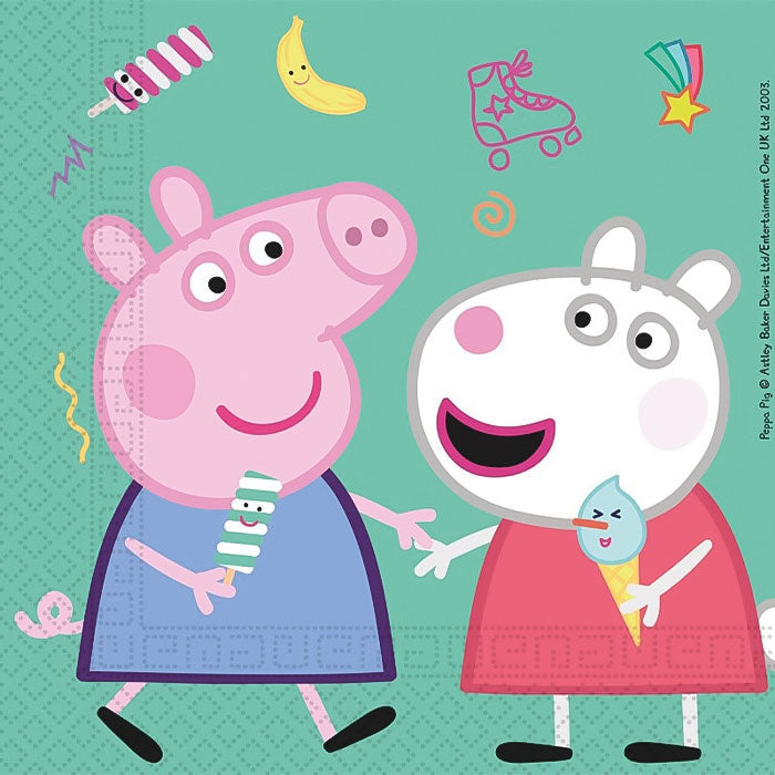 Peppa Pig Napkins 20 Pack | Party Save Smile