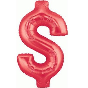 Giant Dollar Sign Foil Balloons 40 Inches