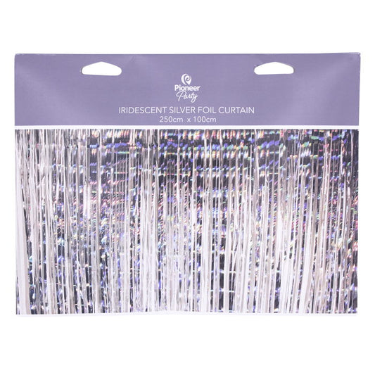 Iridescent Foil Curtain Decoration