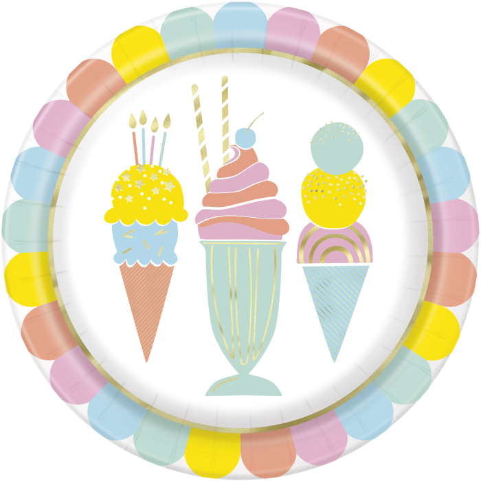 Ice Cream Party Pack Tableware Kit