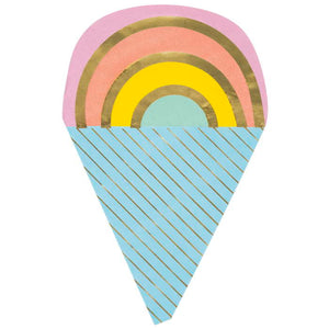 Ice Cream Shaped Party Napkins Pack of 16