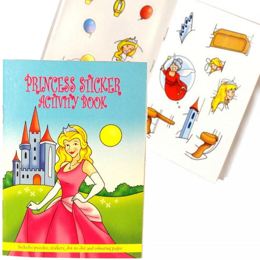 A6 Mini Princess Activity Book Party Bag Filler | Party Save Smile