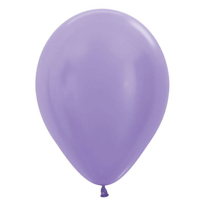 Satin Lilac Latex Ballloons Sempertex 5 Inch | Party Save Smile