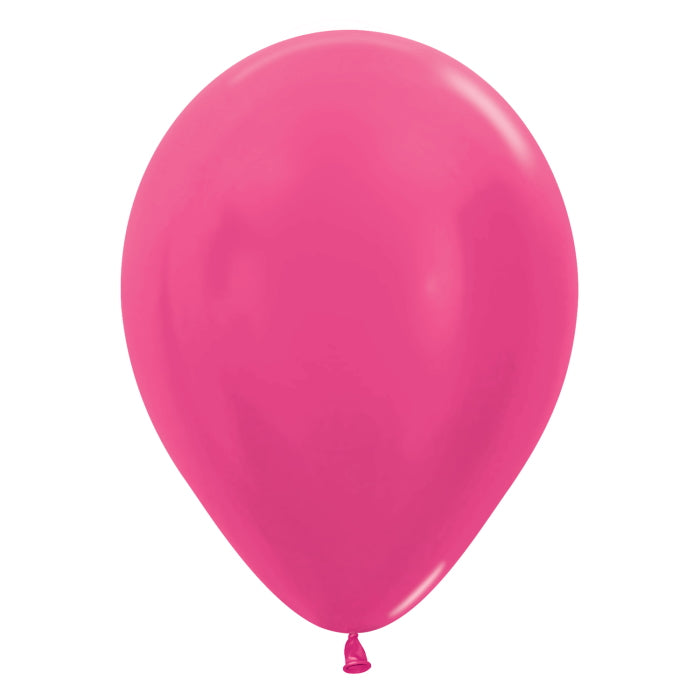 Metallic Sempertex Pink Latex Balloons 5 inch | Party Save Smile