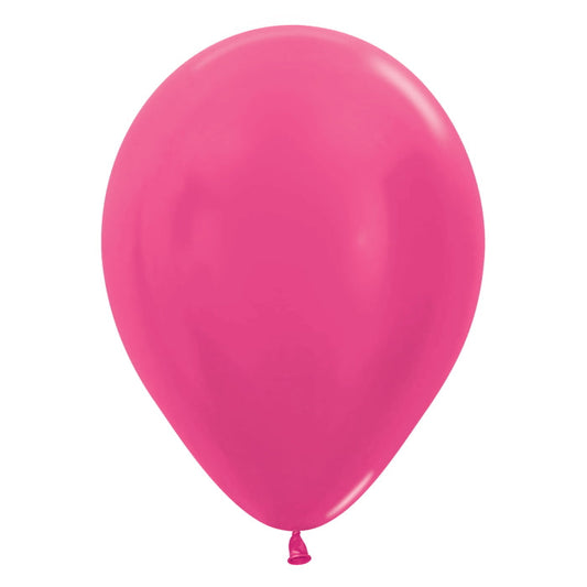 Metallic Sempertex Pink Latex Balloons 5 inch | Party Save Smile