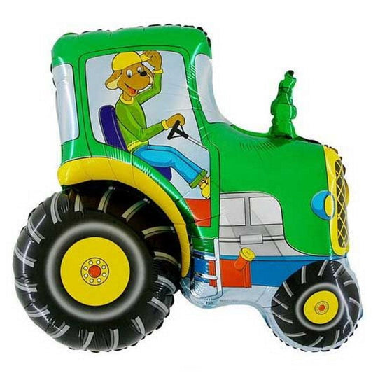 Tractor Shaped Foil Balloon 29 inches | Party Save Smile