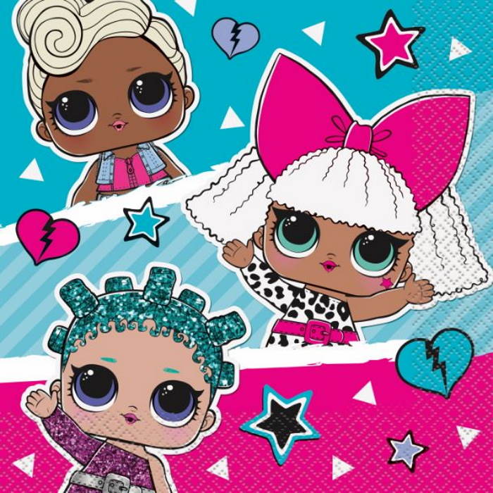 Lol Surprise Birthday Party Pack: Tableware & Decoration Kit