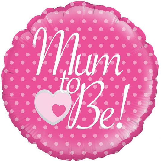 Pink Mum to Be Foil Balloon