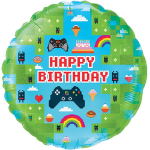Game Blox Happy Birthday Foil Balloon 43cm