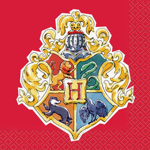 Red Harry Potter Beverage Napkins Pack of 16