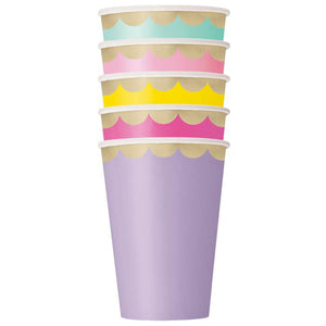 Pastel Paper Cups Pack of 10