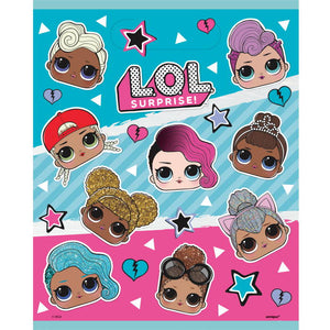 Lol Surprise Blue Party Favour Loot Bags Pack of 8