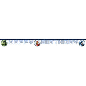 Avengers Birthday Banner Infinity Stones 2 metres