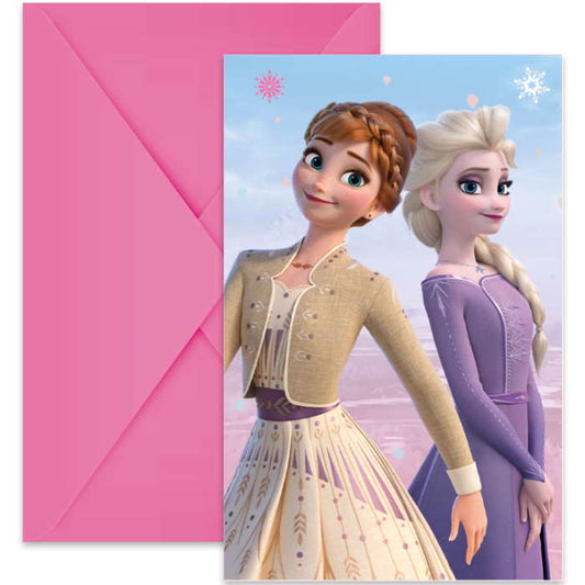 Frozen Party Invitation Wind Spirit