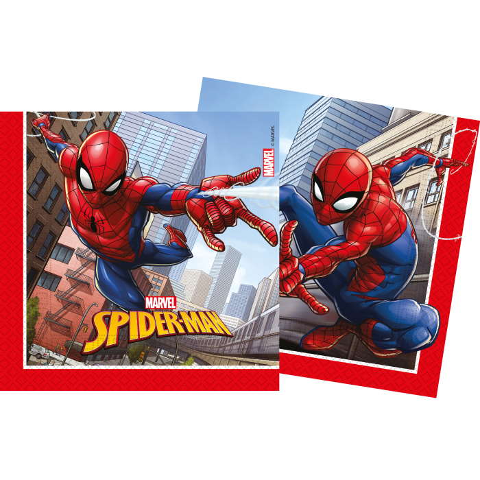 Spiderman Party Kit: Tableware Pack for 8 - 48 Guests