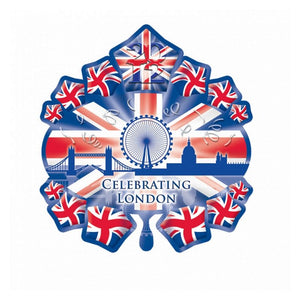 Union Jack London Skyline Shaped Foil Balloon 31 Inches