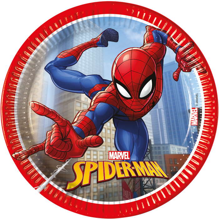 Spiderman Party Kit: Tableware Pack for 8 - 48 Guests