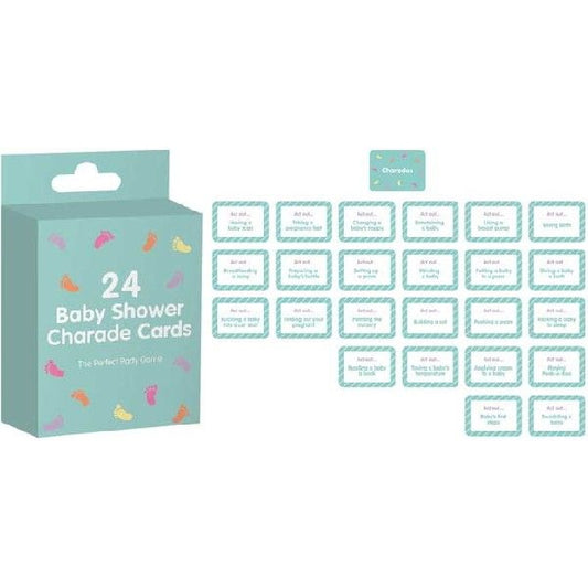 Baby Shower Charades Card Game | Party Save Smile