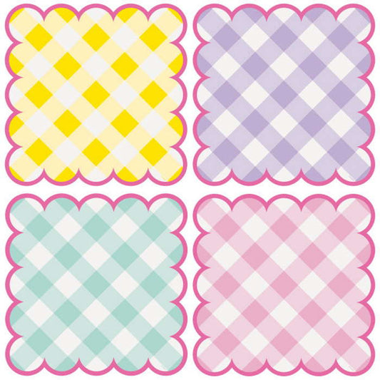 Pastel Placemats Gingham Paper