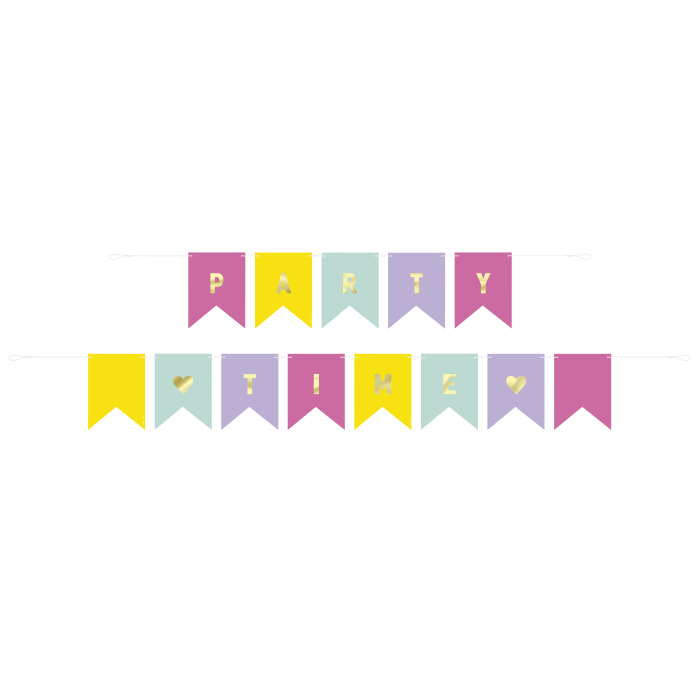 Pastel Gingham Party Pack: Kit with Decorations & Balloons - Party Save Smile