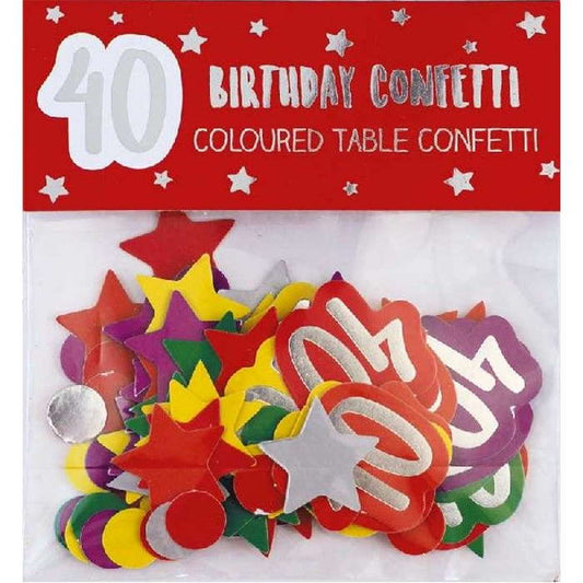 Multicoloured 40 Table Confetti