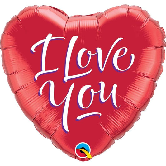 I Love You Red Heart 18&#34; Foil | Helium Balloon