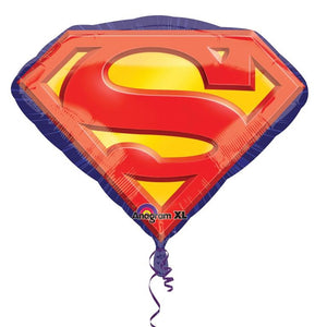 Superman Logo Foil Balloons 26 inches