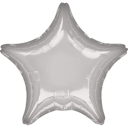 Silver Foil Star Balloon Anagram