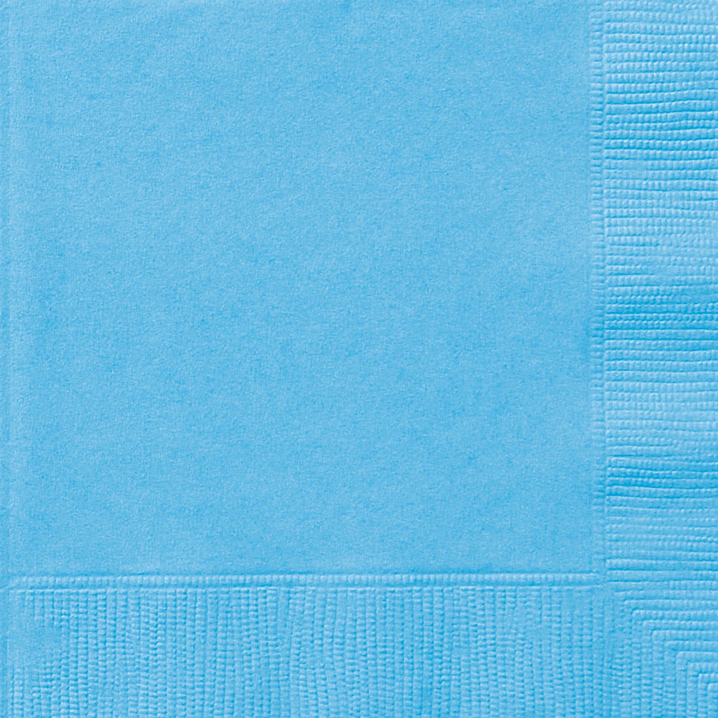 Baby Blue Solid Coloured Party Pack: Tableware Party Kit