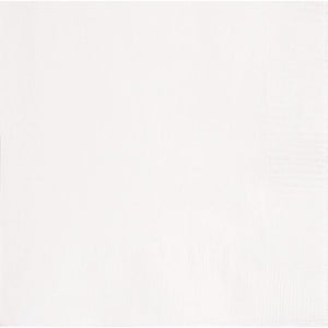 White Party Beverage Napkins Pack of 20 Serviettes