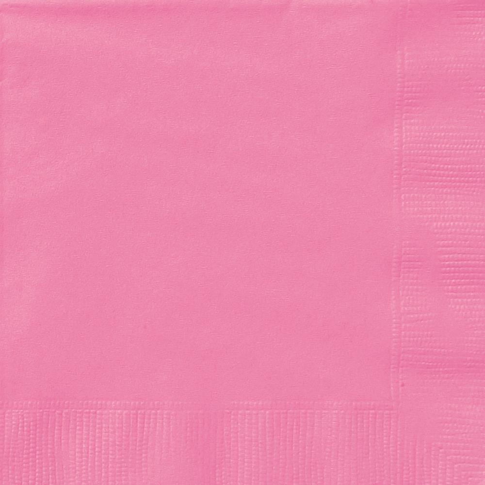 Hot Pink Solid Coloured Party Pack: Tableware Party Kit