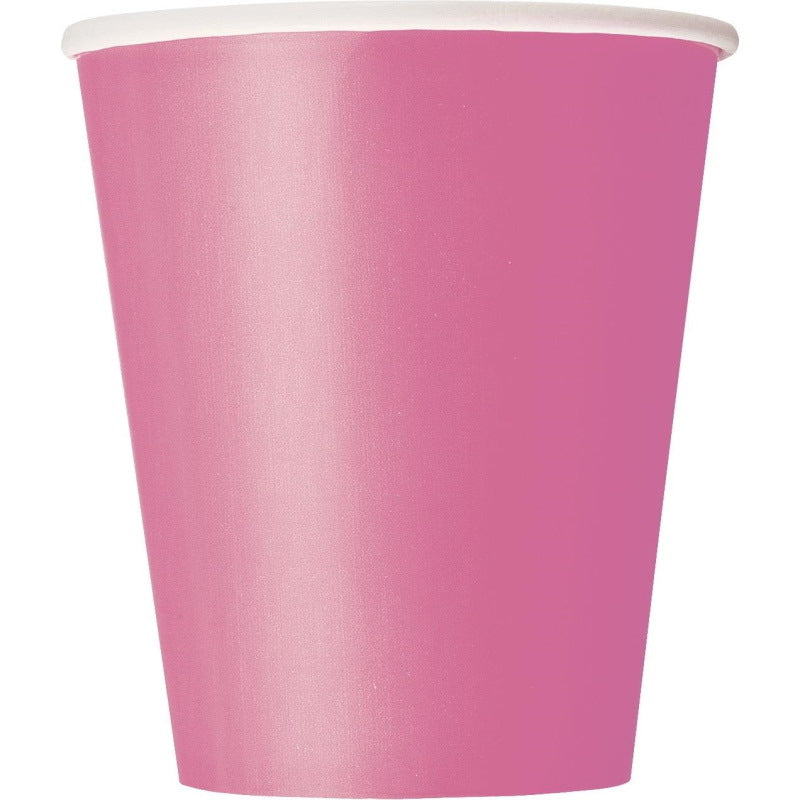 Hot Pink Solid Coloured Party Pack: Tableware Party Kit