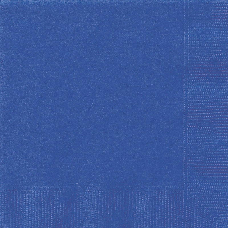 Royal Blue Solid Coloured Party Pack: Tableware Party Kit