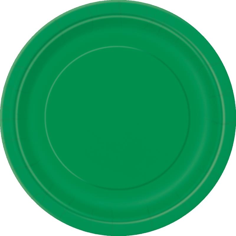 Emerald Green Coloured Party Pack: Tableware & Decoration Kit