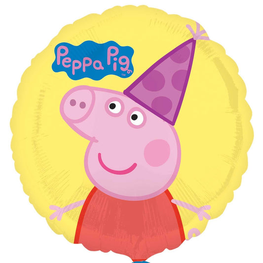 Peppa Pig Party Hat Foil Balloon 18 Inch | Party Save Smile