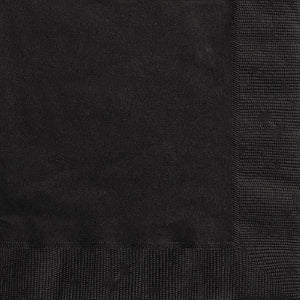 Black Paper Napkins Pack of 20