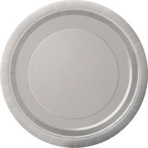 Silver Paper Plates 23cm Pack of 8