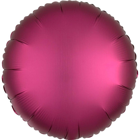 Satin Luxe Pomegranate Balloons: Circle Anagram | Party Save Smile