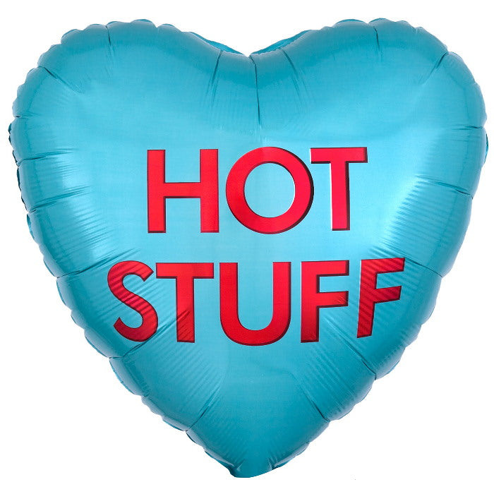 Hot Stuff | Candy Heart Foil Balloon 18 Inch | Party Save Smile