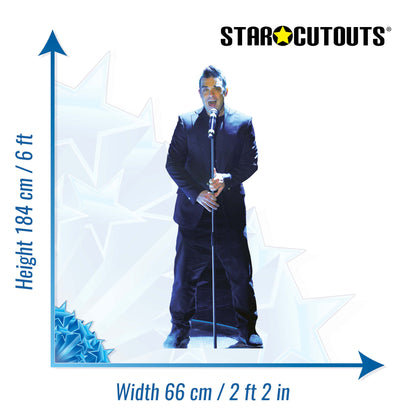Robbie Williams Cardboard Cutout Height 184cm Life Size Cutout