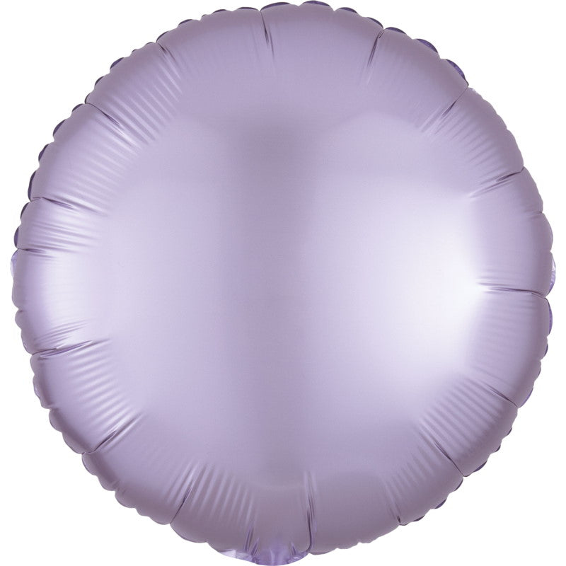 Lilac Circle Foil Balloon Anagram 18 Inches | Party Save Smile