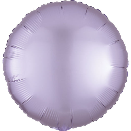 Lilac Circle Foil Balloon Anagram 18 Inches | Party Save Smile