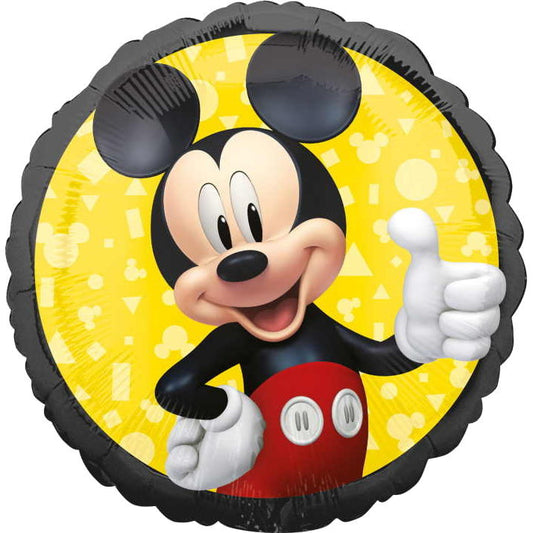 Mickey Mouse Black 18" Foil | Helium Balloon