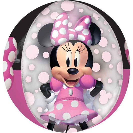 Minnie Mouse Forever Orbz Balloon 15 inches | Party Save Smile