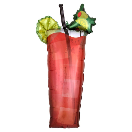Bloody Mary Cocktail Foil Balloon 37 inches | Party Save Smile