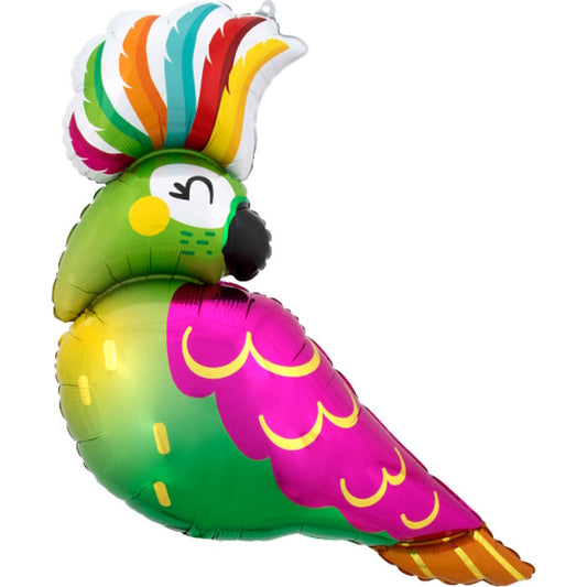 Tropical Parrot Foil Balloon 31 inches | Party Save Smile