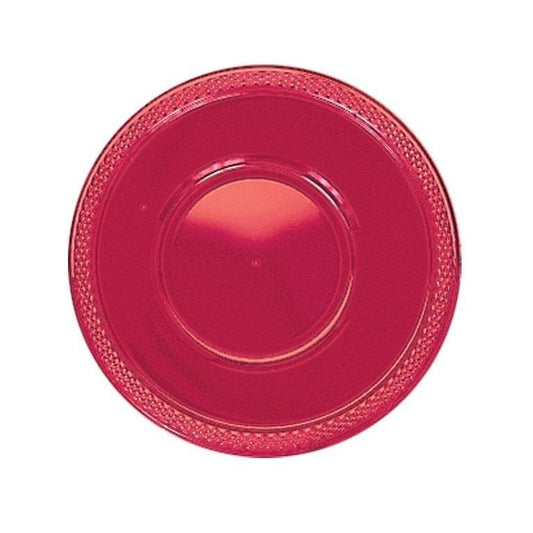 Re-usable red party bowl.