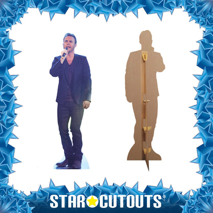 Gary Barlow Cardboard Cutout in a Suit Height 180cm Lifesize - Party Save Smile