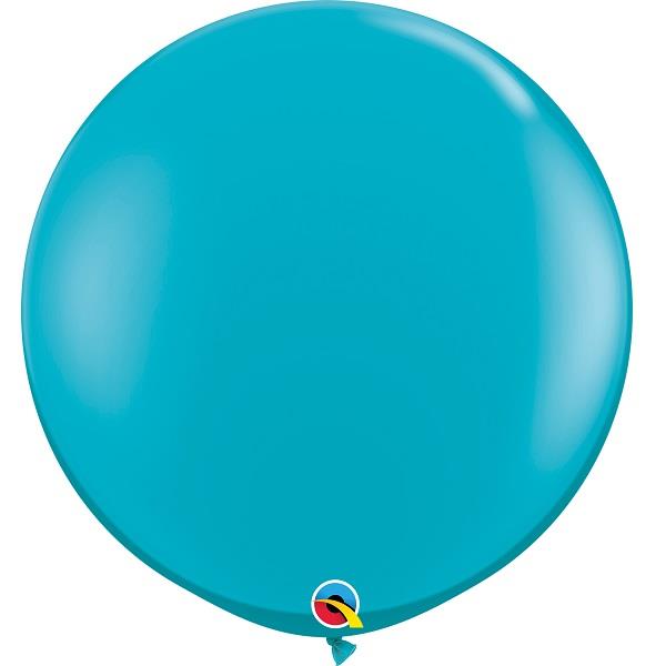Large Teal Blue Balloons 36 Inch Pack of 2 | Party Save Smile
